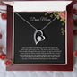 To My Mom | I'm So Blessed That You Are My Mother - Forever Love Necklace
